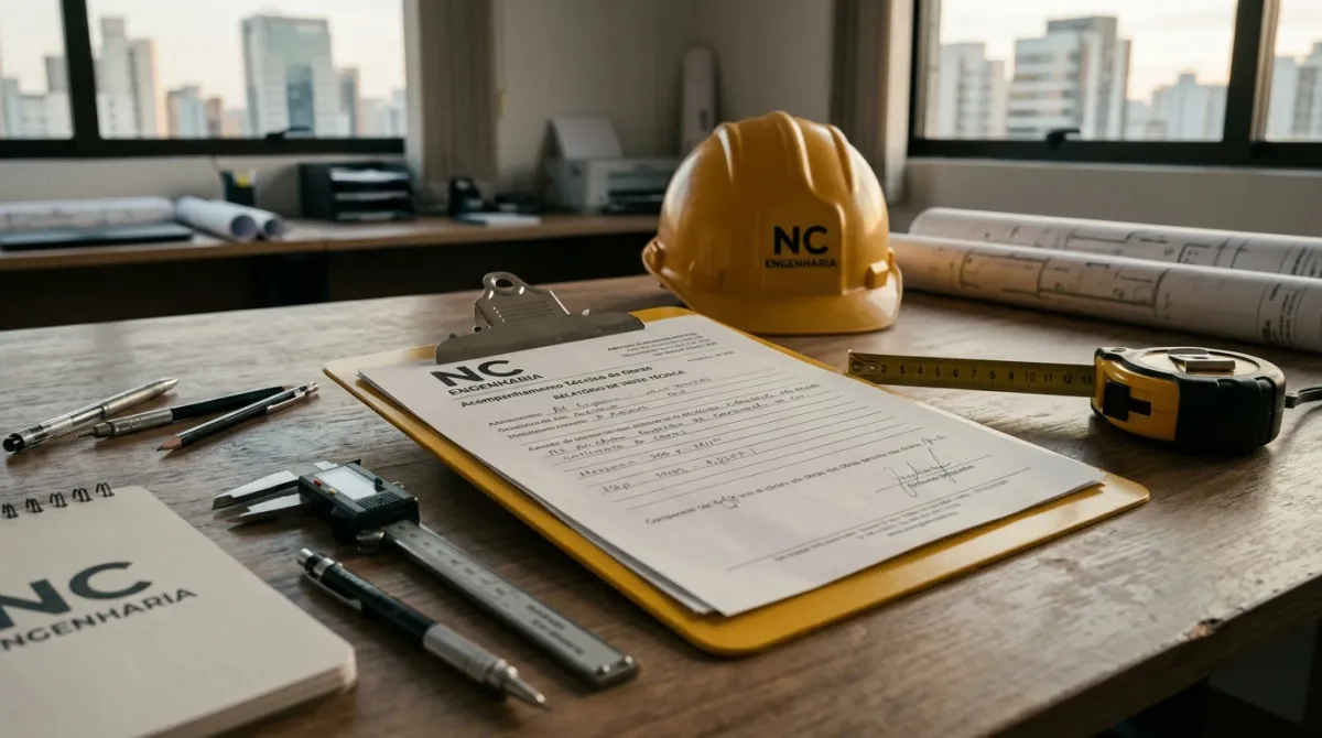 Acompanhamento de Obras — entregáveis e documentação técnica