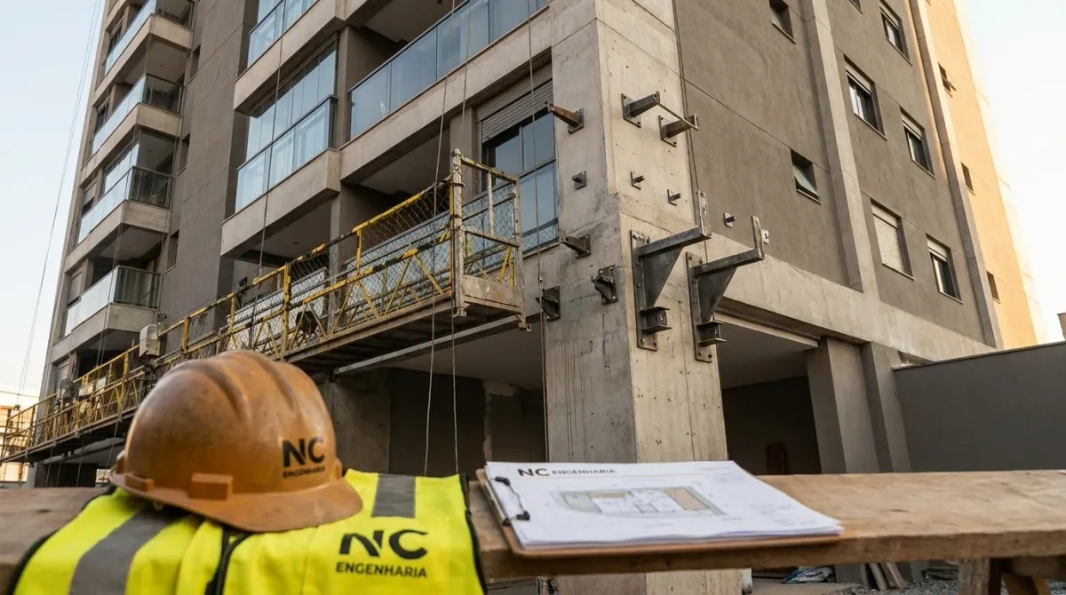 Ancoragem Predial — execução técnica em campo