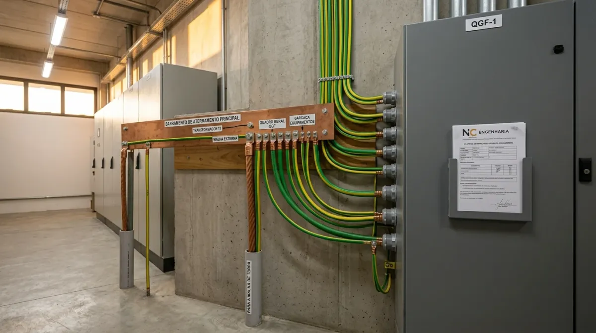 Aterramento Elétrico — execução técnica em campo