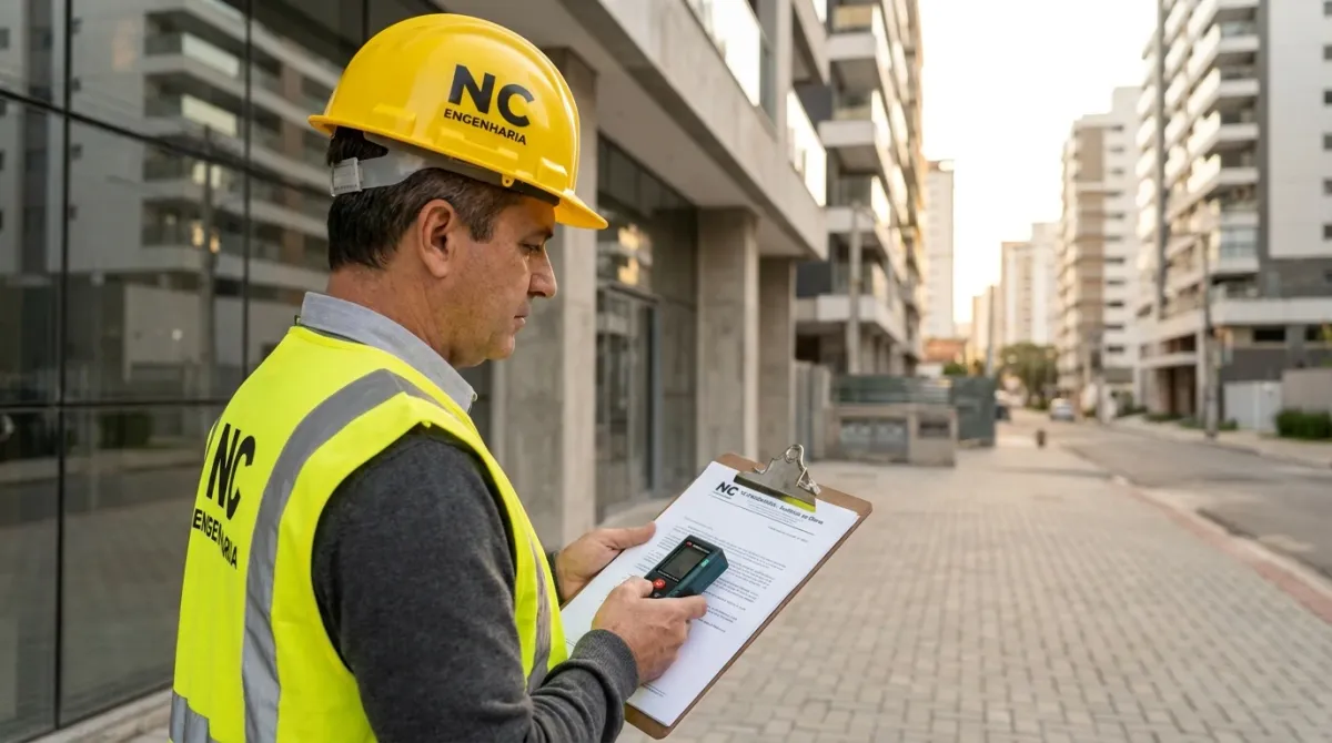 Auditoria de Obras — vistoria técnica em edificação