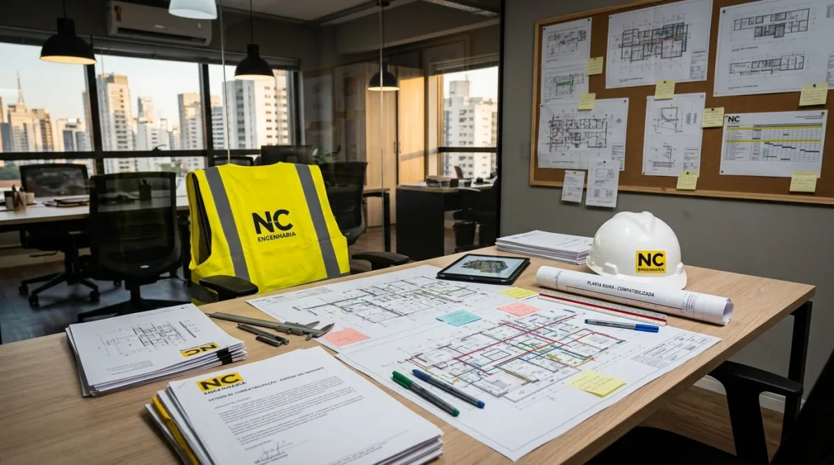 Compatibilização de Projetos — execução técnica em campo