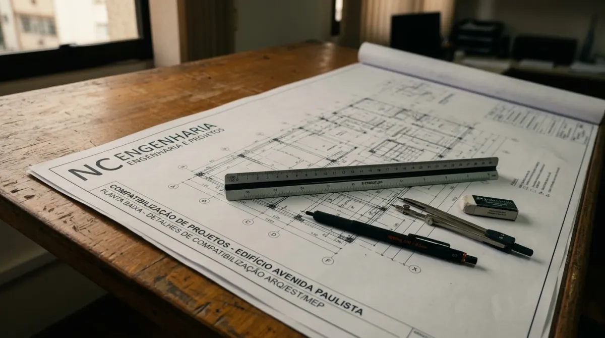Compatibilização de Projetos — entregáveis e documentação técnica