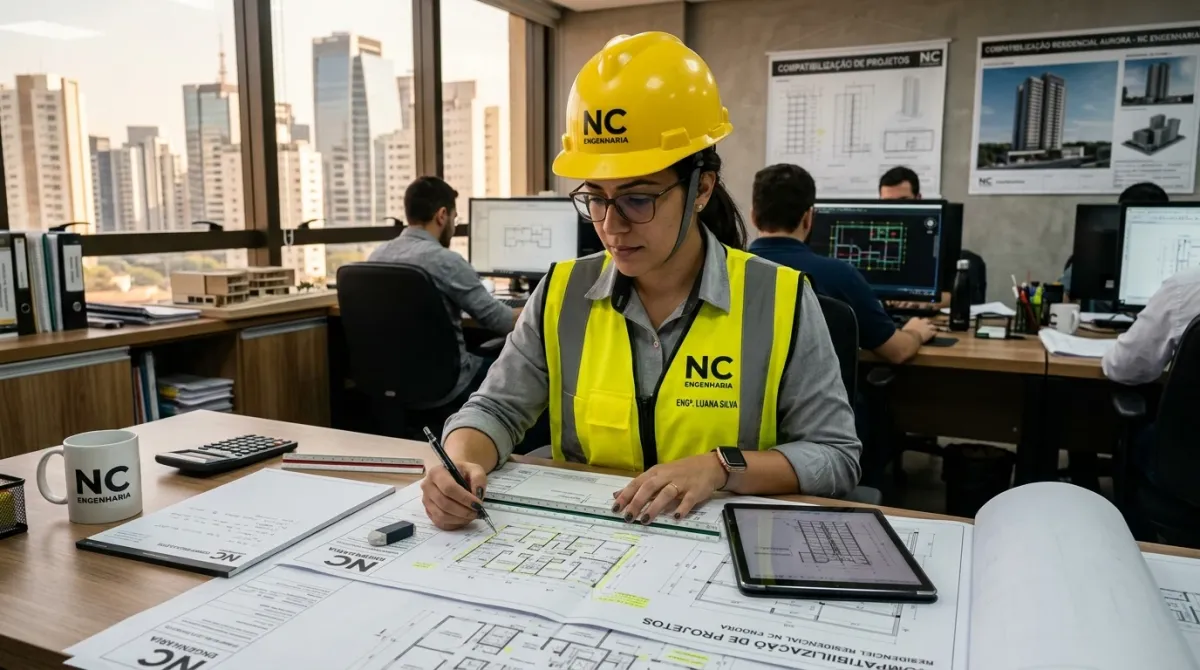 Compatibilização de Projetos — vistoria técnica em edificação
