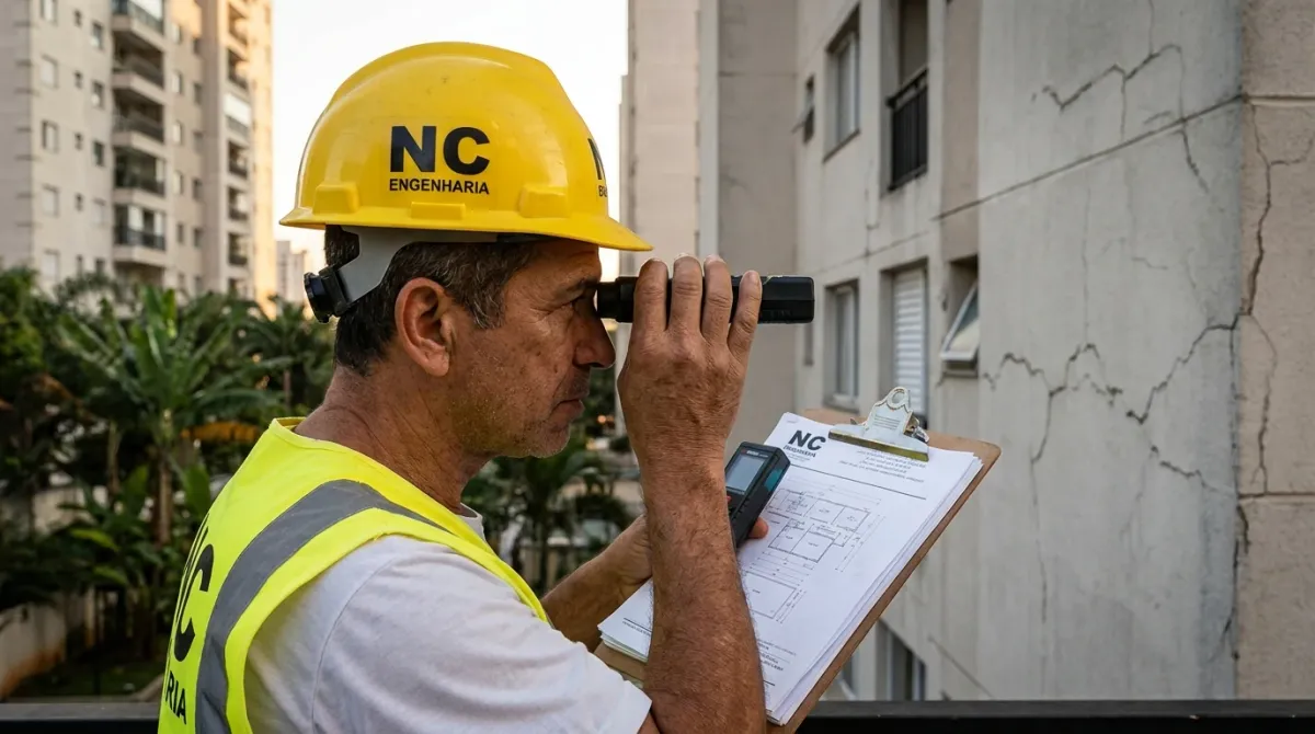 Inspeção Estrutural — vistoria técnica em edificação