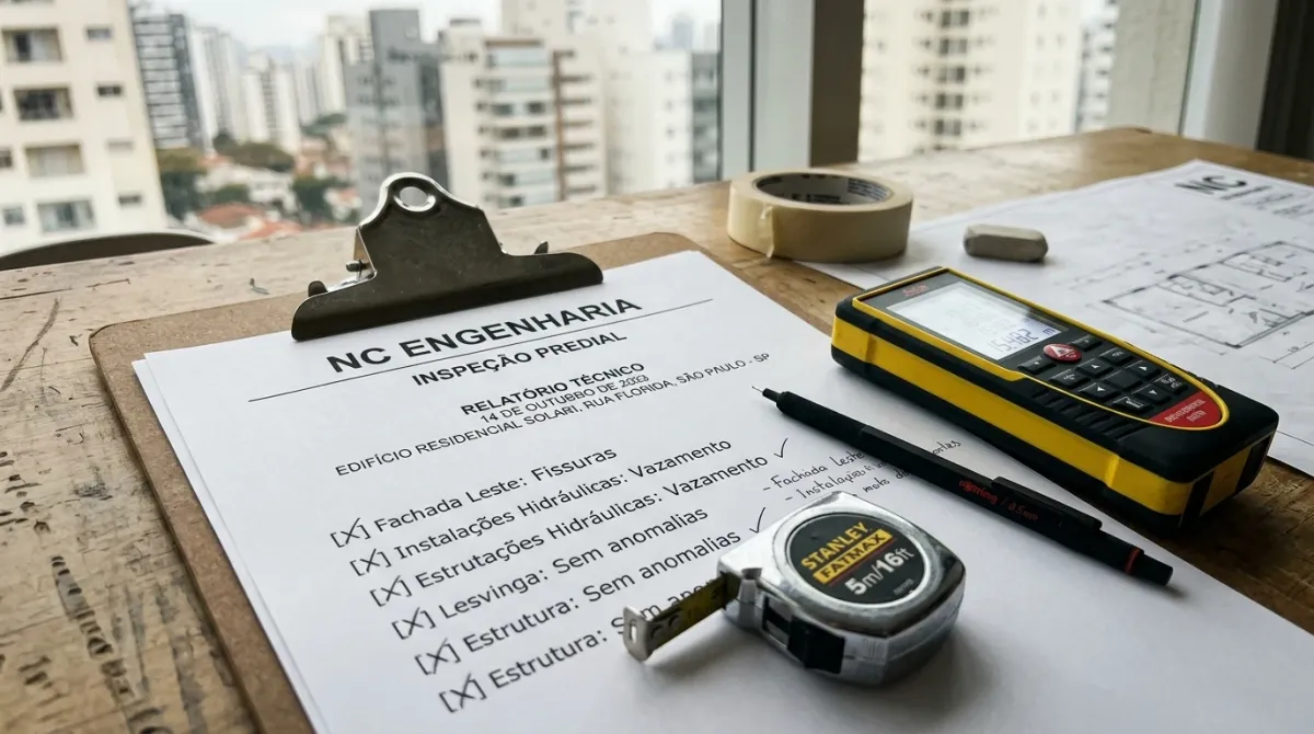 Inspeção Predial — entregáveis e documentação técnica