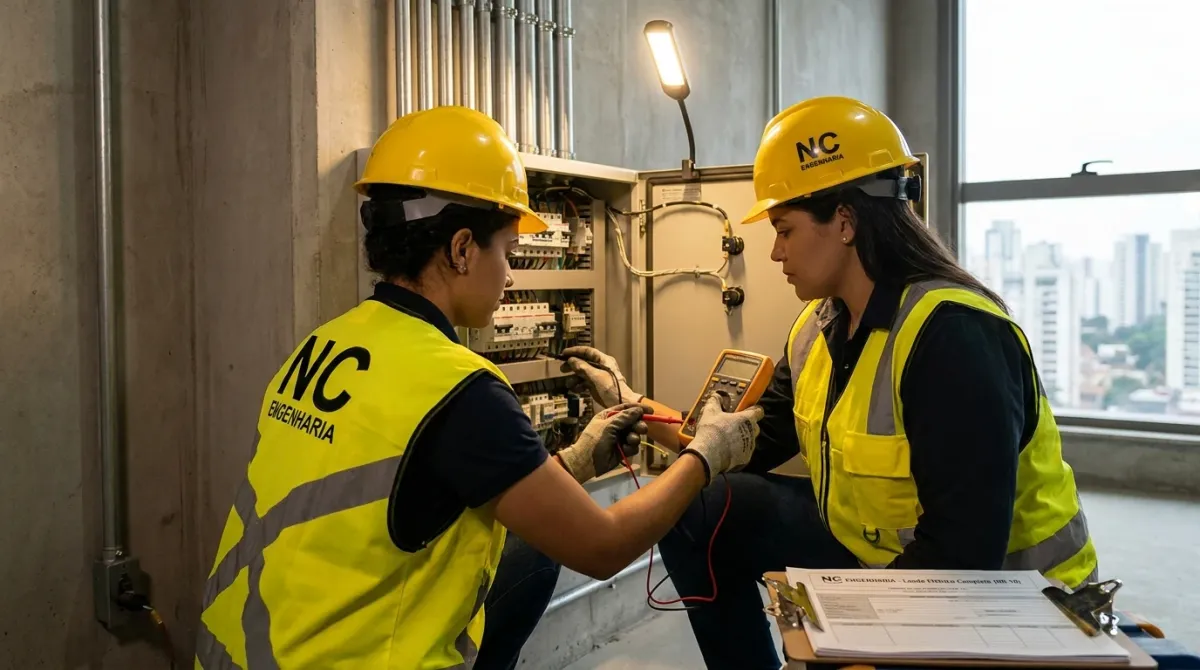 Laudo Elétrico Completo (NR-10) — vistoria técnica em edificação