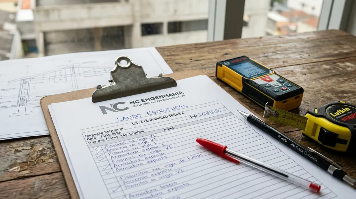 Laudo Estrutural — entregáveis e documentação técnica