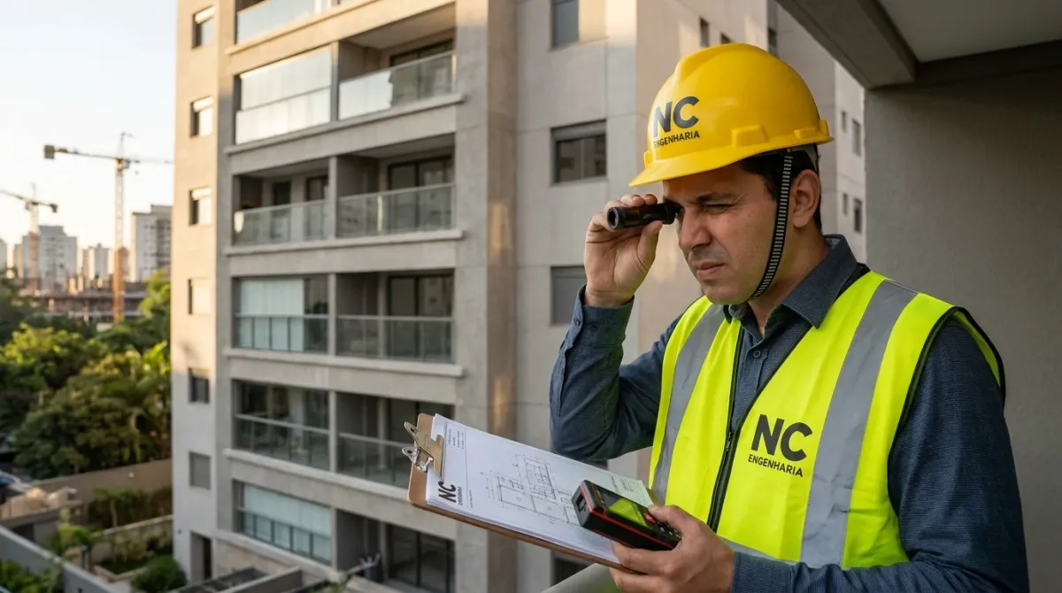 Levantamento Topográfico — vistoria técnica em edificação