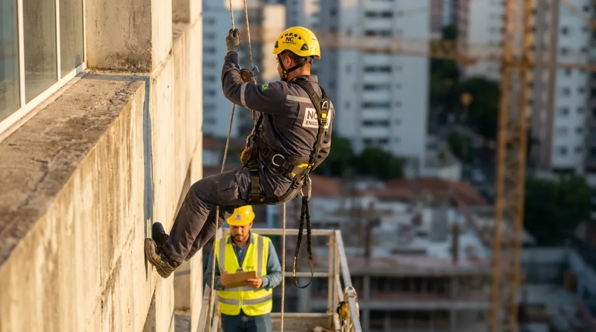 Linha de Vida — vistoria técnica em edificação