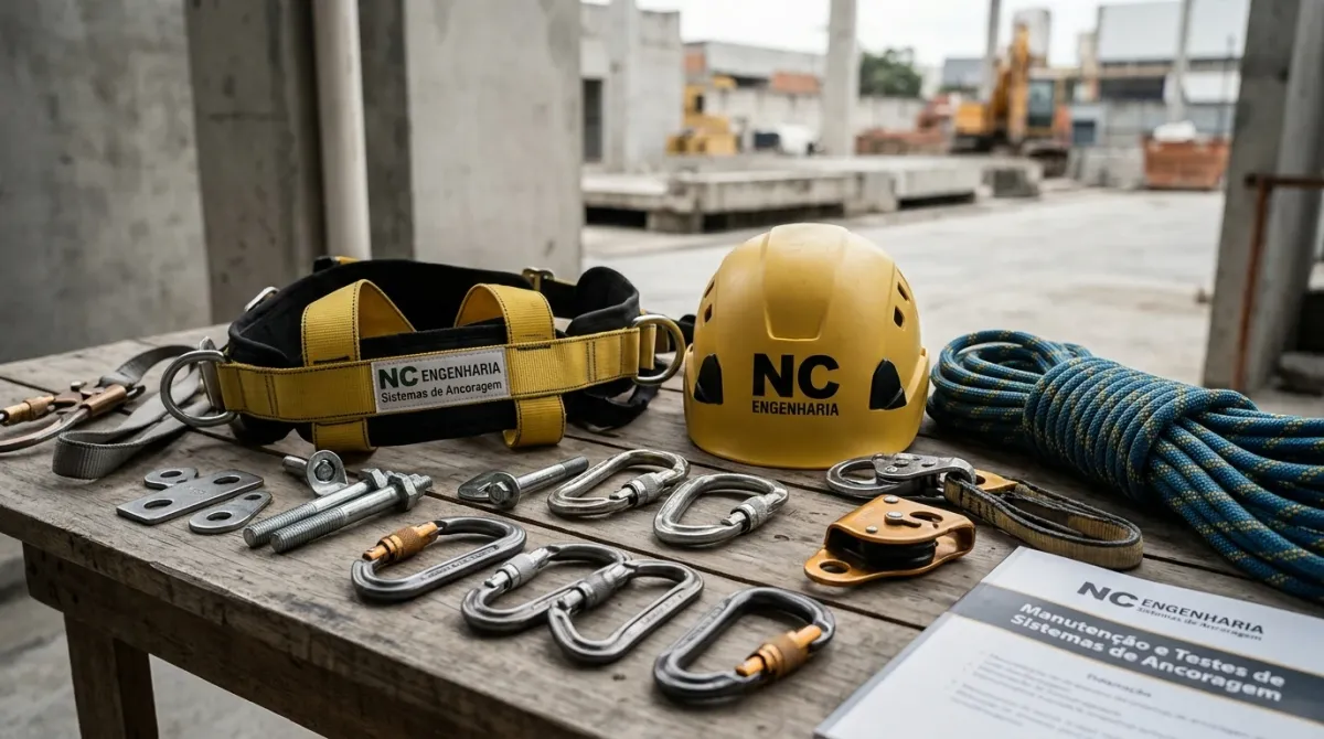 Manutenção Ancoragens — entregáveis e documentação técnica