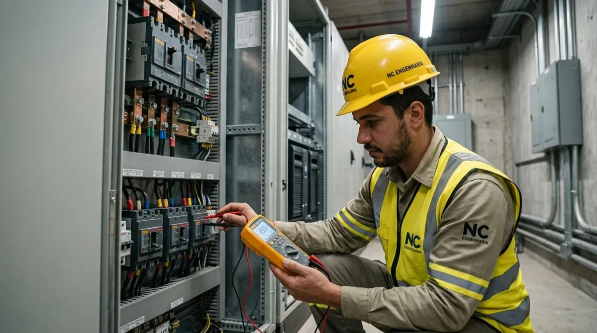 Projeto Elétrico de Instalações de Baixa Tensão — vistoria técnica em edificação