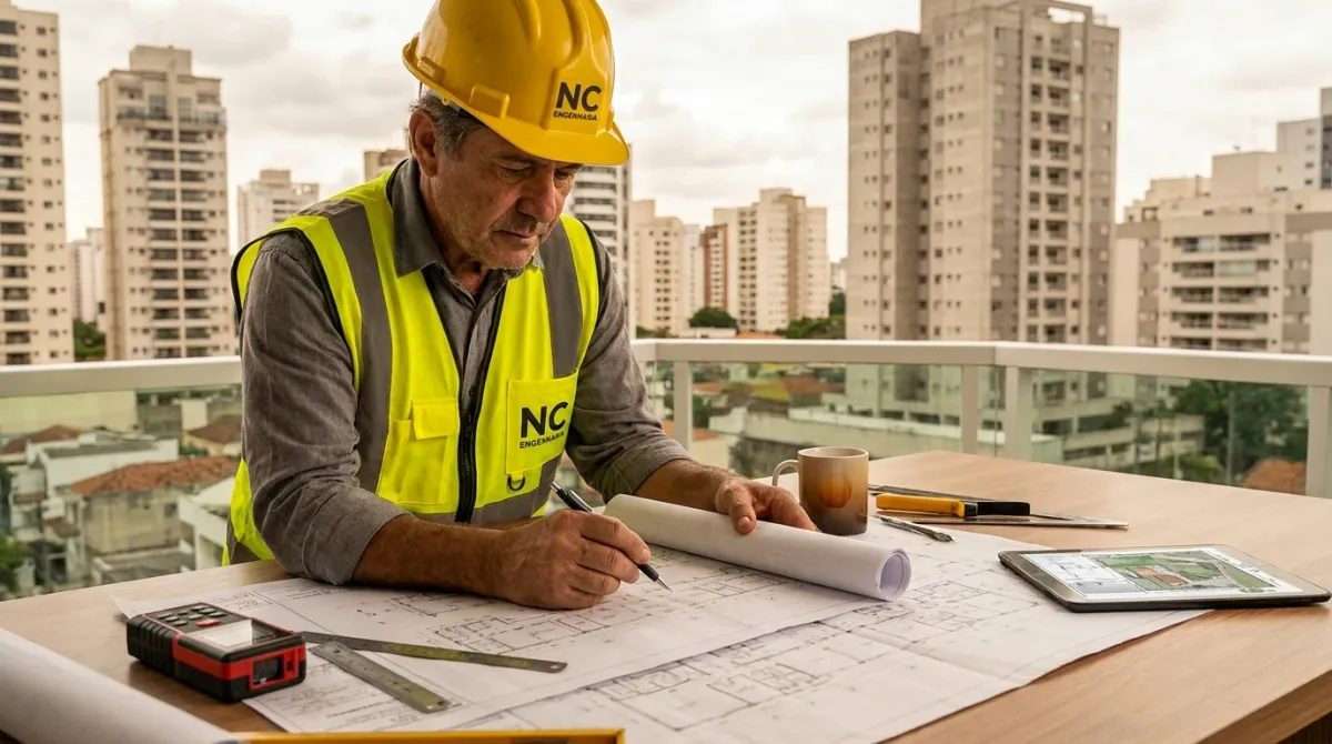 Projetos com ART — vistoria técnica em edificação