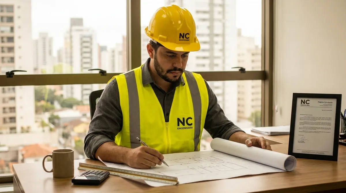 Projetos Estruturais — vistoria técnica em edificação