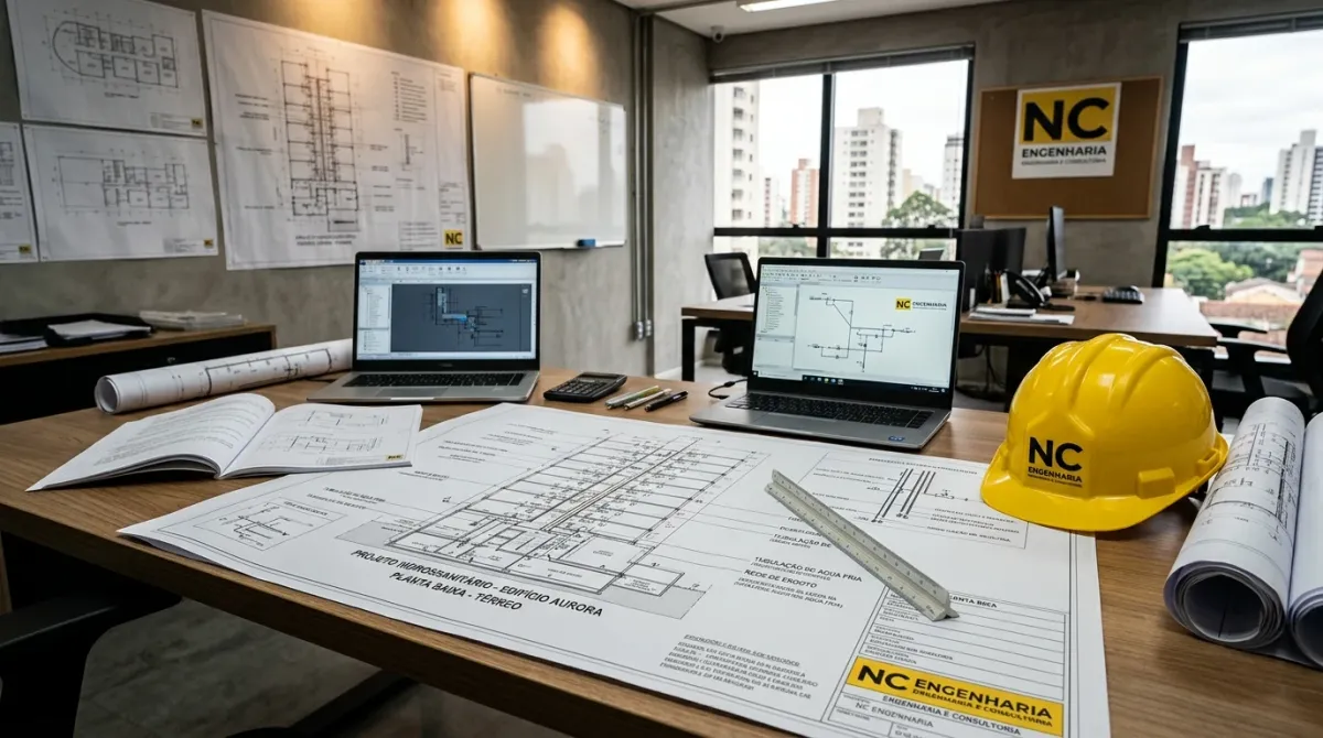 Projetos Hidráulicos — execução técnica em campo