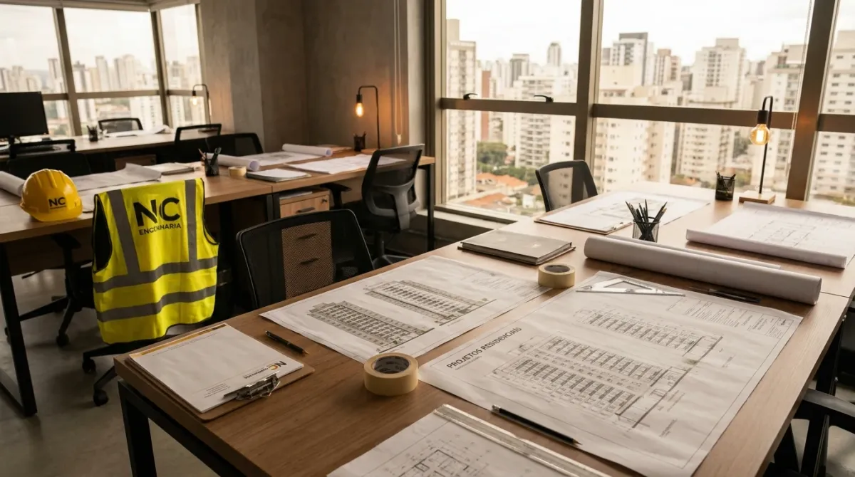 Projetos Residenciais — execução técnica em campo