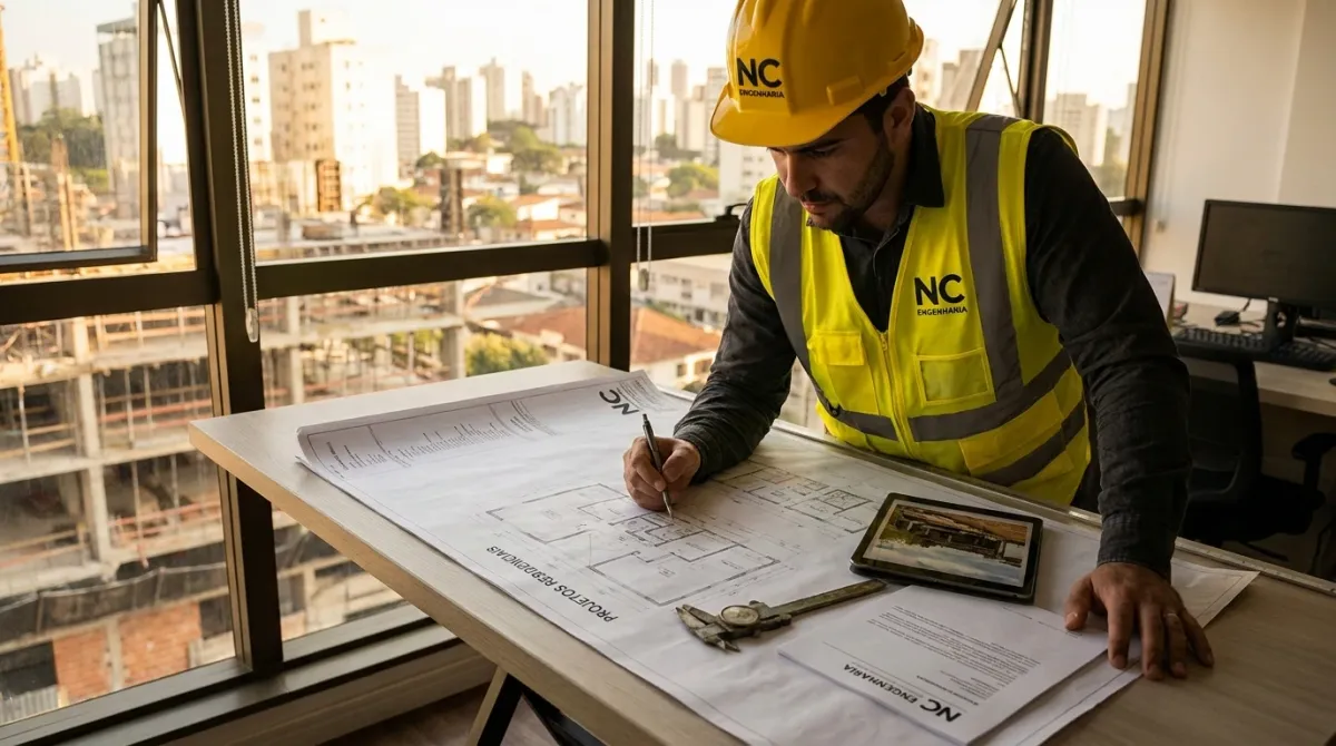 Projetos Residenciais — vistoria técnica em edificação