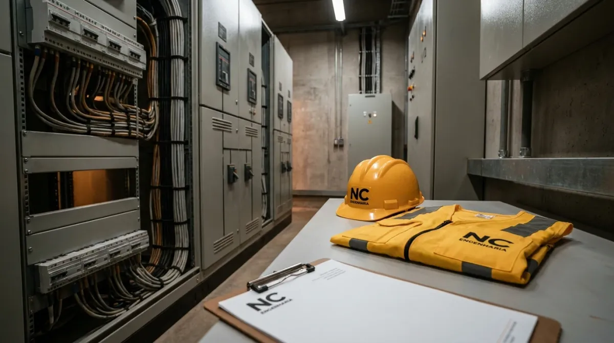 Quadro de Energia — execução técnica em campo