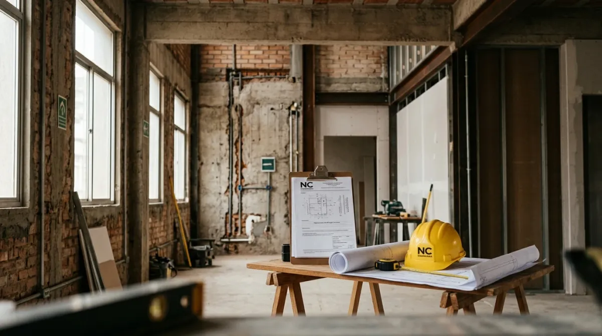 Regularização Imobiliária — execução técnica em campo