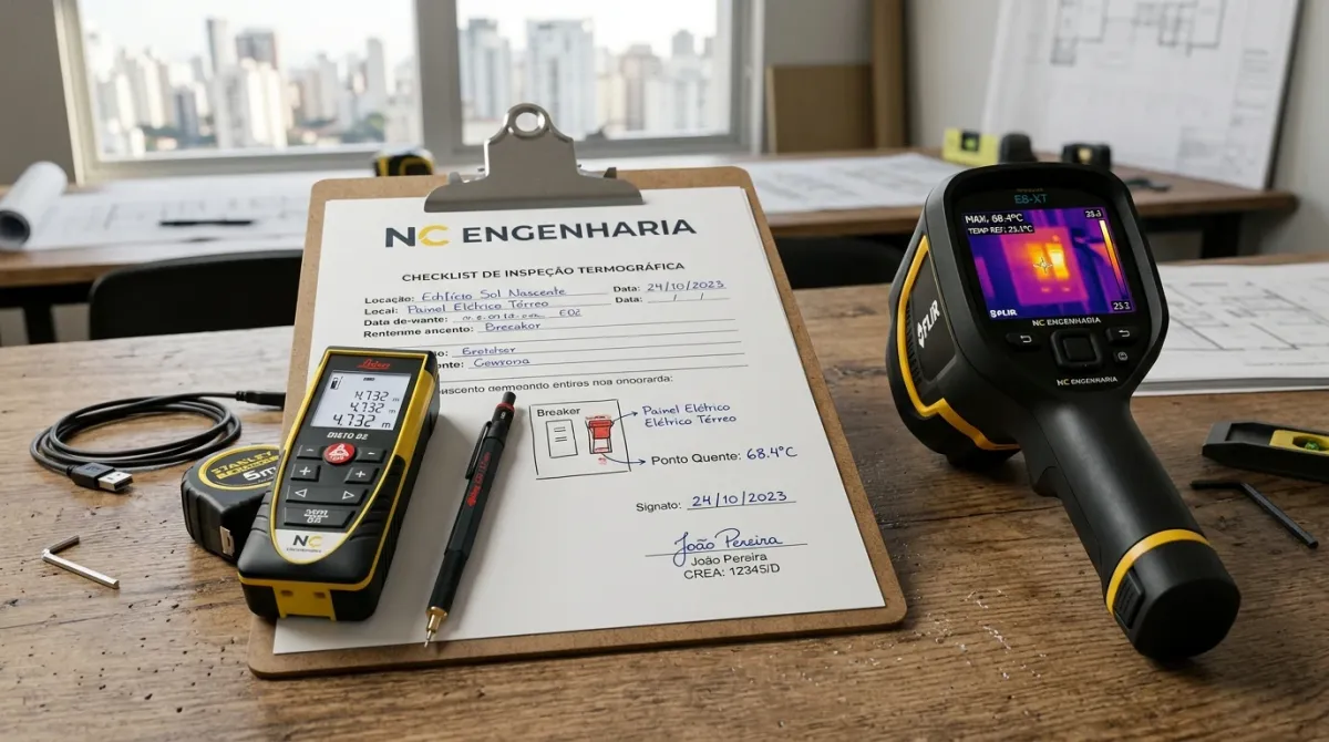 Termografia — entregáveis e documentação técnica