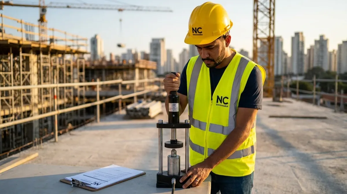 Teste de Arrancamento — vistoria técnica em edificação