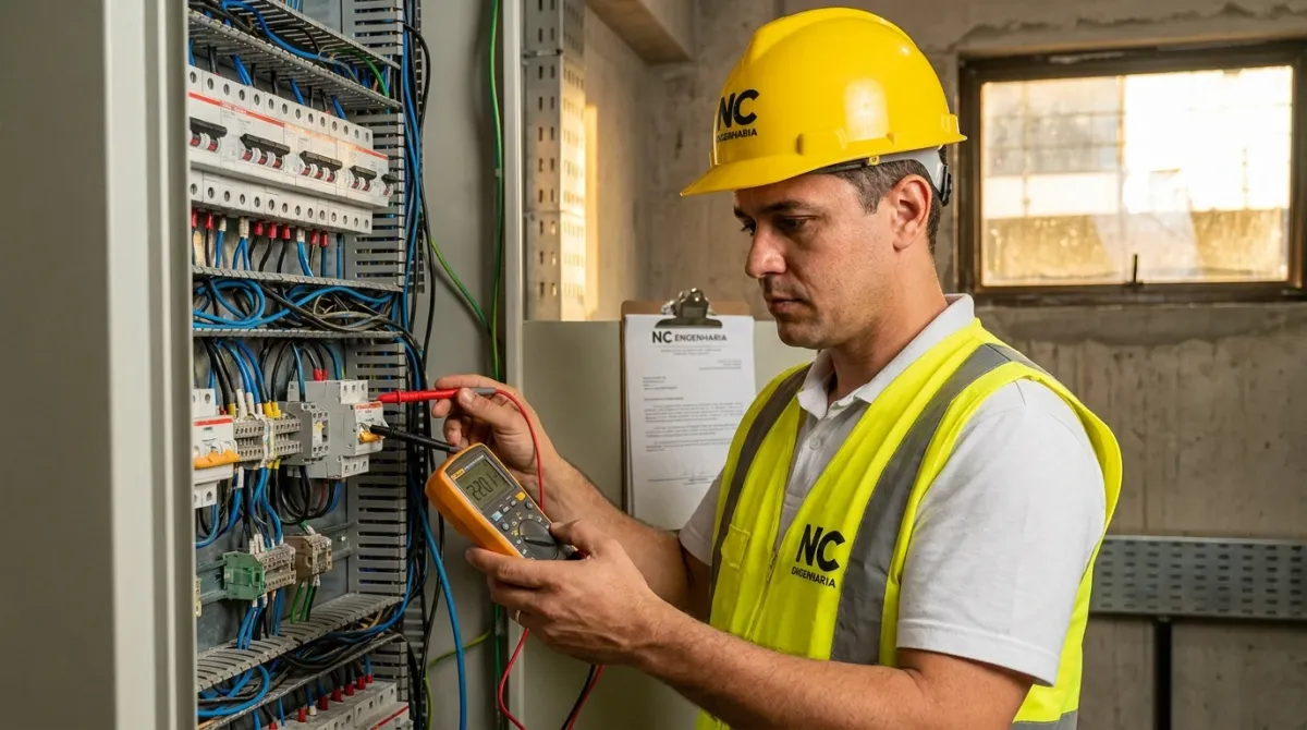 Troca de Fiação Elétrica — vistoria técnica em edificação