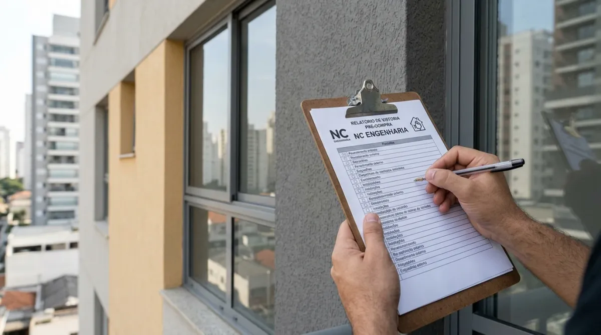 Vistoria Pré-Compra — execução técnica em campo